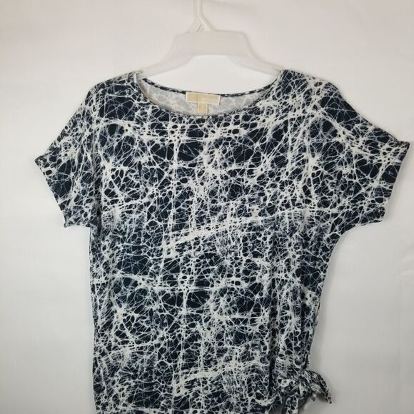 Michael Michael Kors Knit Top with Side Tie. Sz M - Picture 5 of 13